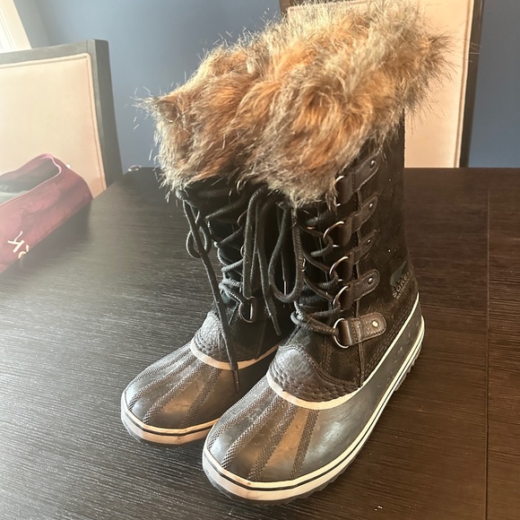Sorel Joan of Artic Insulated Waterproof Fur-Trimmed Winter Boots - Picture 7 of 12